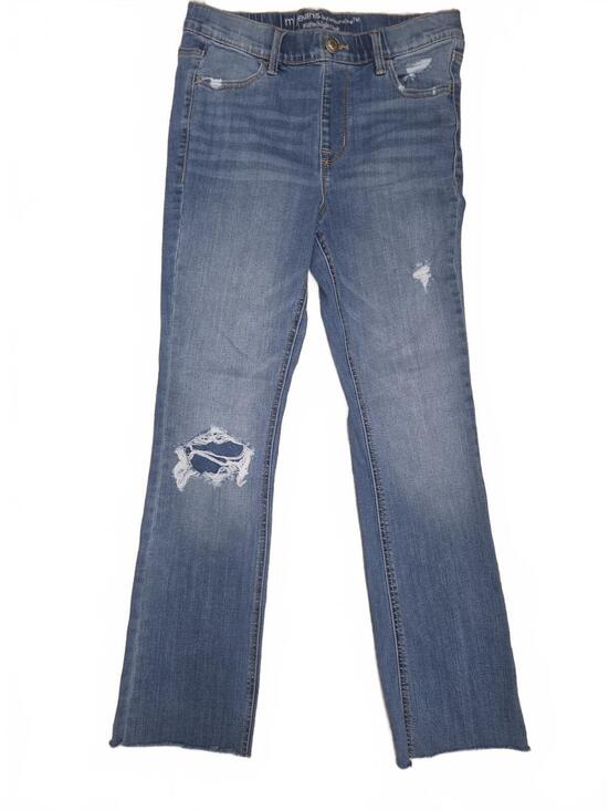Denim - m jeans maurices Super High-Rise Distressed Raw Hem Stretch Jeans Womens Size S